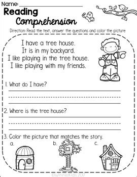 Check spelling or type a new query. FREE Kindergarten Reading Comprehension Passages - Spring ...