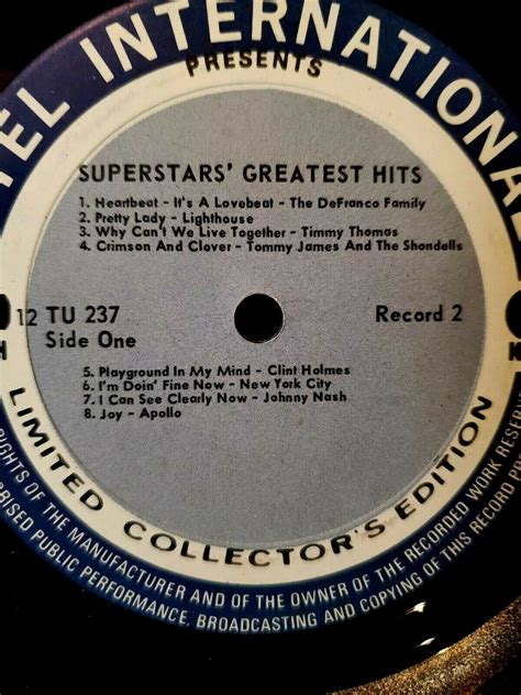 Superstars Greatest Hits Original Hits Original Stars 1974 Ktel
