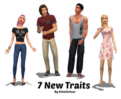 7 New Traits Teen Pack Part 4 At Simelicious Sims 4 Updates