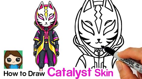 See all videos on attvideo. How to Draw Fortnite Catalyst Skin - YouTube