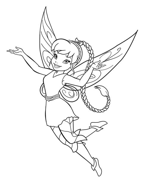 Disney Fairy Rosetta Coloring Pages Udwhi