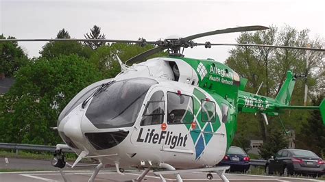 Airbus H145 Helicopter. Life Flight Pittsburgh In The Rain ...