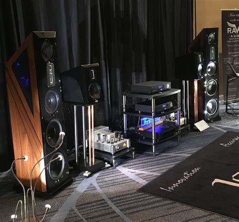 The Legacy Aeris And Calibre Speakers Set Up With Raven Amplification And