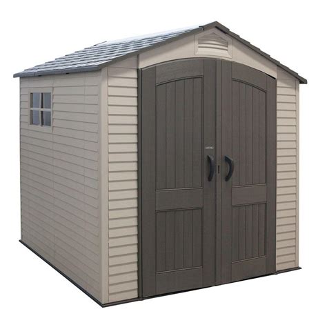 Storage sheds, greenhouses, playhouses, cottages, planters, furniture, and much more! Lifetime 7 ft. x 7 ft. Outdoor Storage Shed-60042 - The Home Depot