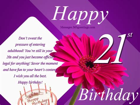 Funny 21 Year Old Birthday Cards 21st Birthday Wishes Messages And