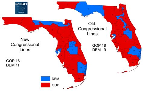 How Floridas Congressional Districts Voted And The Impact Of Redistricting Mci Maps