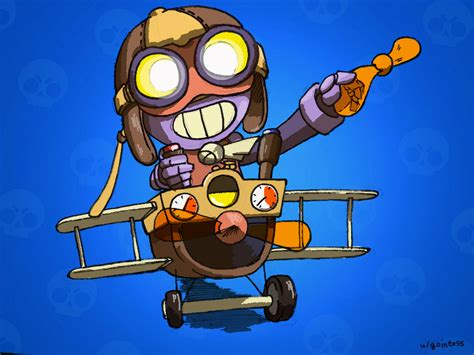 Mamy tu kolorowanki sezonowe (święta, walentynki.) znajdziesz tu również postacie z twoich ulubionych bajek. SkinIdea Pilot Carl : Brawlstars