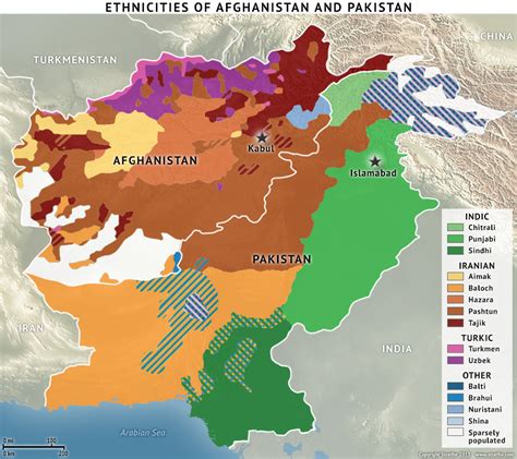 Pakistan map with cities, roads, and rivers. Ethnicities of Pakistan and Afghanistan : MapPorn