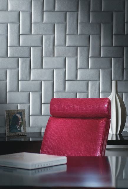 Garrett Leather Wall Panels And Wall Tiles Modern Home