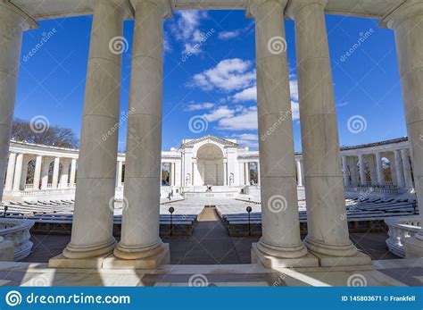 Memorial Amphitheater In Arlington National Cemetery Washington Dc