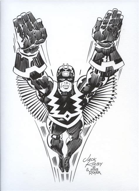 Royer Mike Based On Jack Kirby Pencils Black Bolt In Stephen