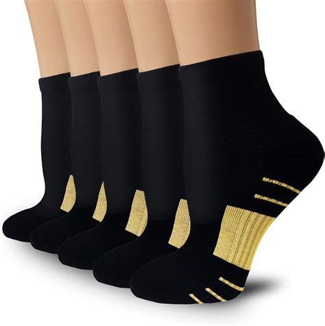 Copper Ankle Compression Socks For Men And Women Plantar