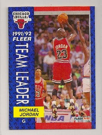 Sure, they were worth a considerable amount of money. Michael Jordan 1991 92 Fleer Team Leaders Basketball Trading Card 375 Basketball Cards