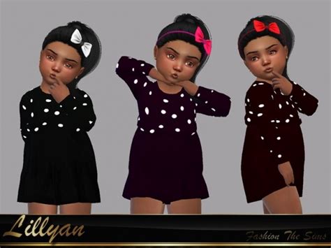 Dress Baby Bruna By Lyllyan At Tsr Sims 4 Updates