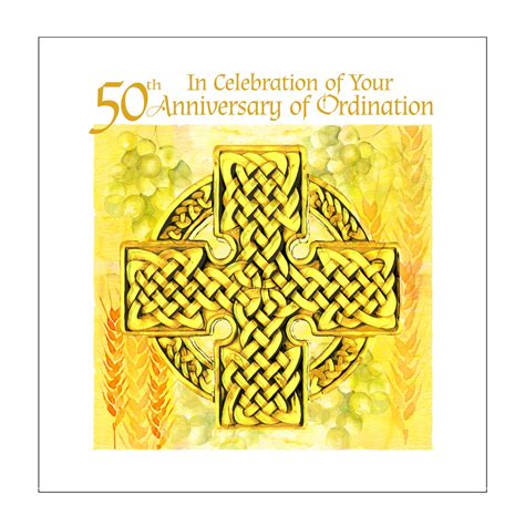 50th Anniversary Of Ordination Card Etsy 日本