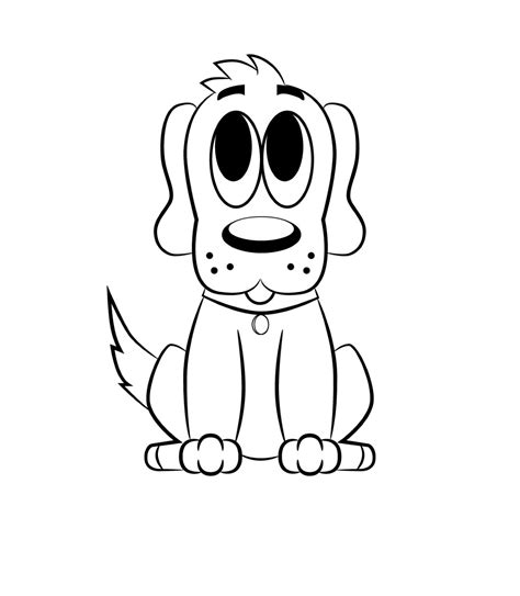 How To Draw A Cartoon Dog Draw Central