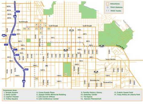 Salt Lake City Map Free Printable Maps
