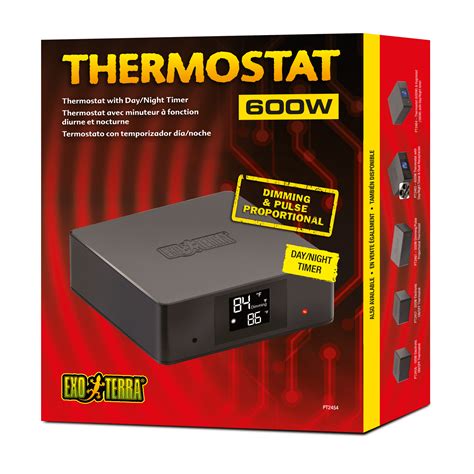 Exo Terra Thermostat with Timer 600 watt - Walmart.com