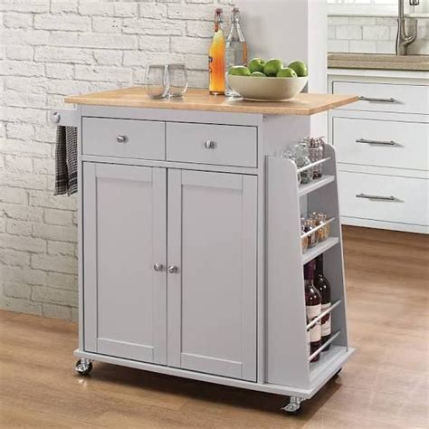 This story was originally published on december 1, 2018, and has since been updated. small island for kitchen with wheels | Portable kitchen ...