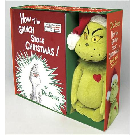 How The Grinch Stole Christmas With Plush Grinch Hardcover