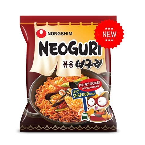 Nongshim Neoguri Stir Fry Noodles Spicy Seafood Flavor 137g Shopee Philippines