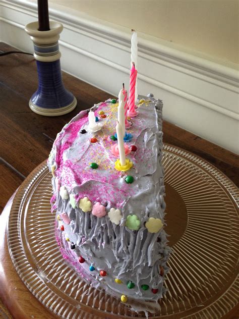 Half A Cake For Her Half Birthday By Half Birthday