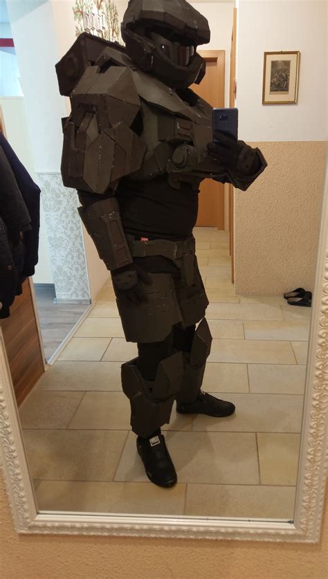 My Halo Reach Spartan First Costume Ever Halo Costume And Prop
