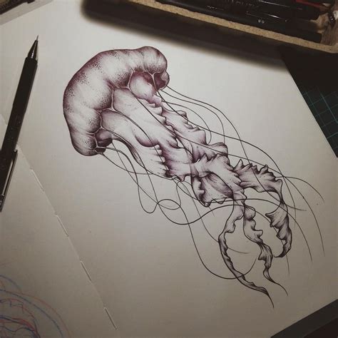 Im All About The Sea Creatures Lately 💦 Jellyfish Illustration