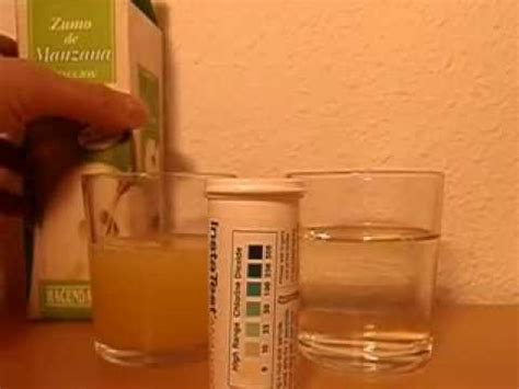 Se usa para desinfectar el agua y hacerla potable. Test de concentración de dióxido de cloro en zumos de piña ...