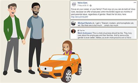 Volvo Uses A Same Sex Couple In An Ad On Facebook Dividing Opinions