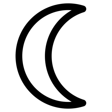 Crescent Moon Symbol Clipart Best