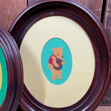 3pc Oval Framed Objects