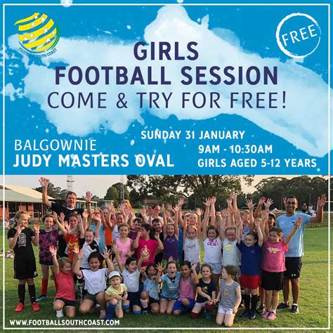 Girls Come And Try Free Session Football South Coast