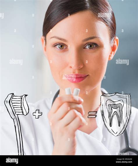 Healthy Teeth Concept Dentists Recommendations Stock Photo Alamy