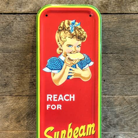 Sunbeam Bread Sign Etsy