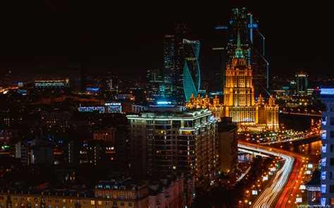 Картинки Москва Сити Ночью На Рабочий Стол Telegraph