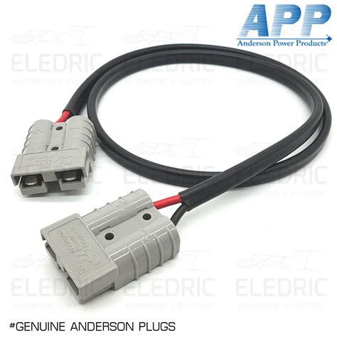 1m X Genuine Anderson Plug Extension Dual Battery Cable Lead 6mm Twin