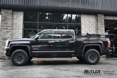 Gmc Sierra With 18in Black Rhino Armory Wheels Exclusively From Butler