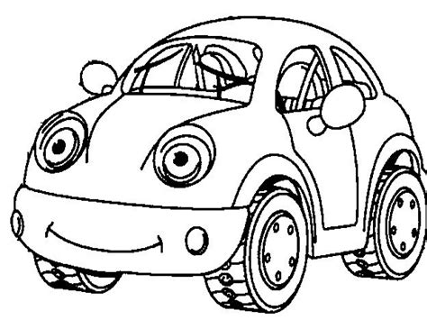 Volkswagen Beetle Coloring Pages At Free Printable