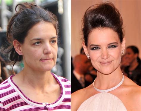Katie Holmes Stars Caught Without Makeup Celebs Without Makeup Actress Without Makeup