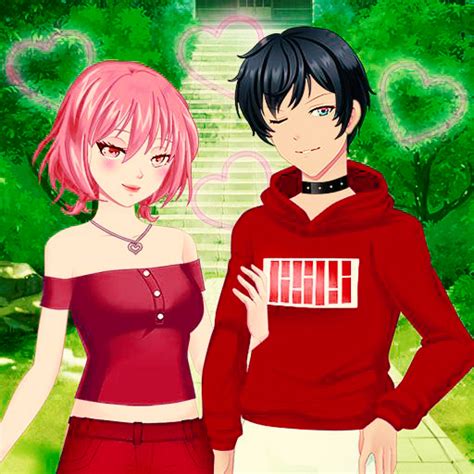 Game Gutter Anime Couples Dress Up Game
