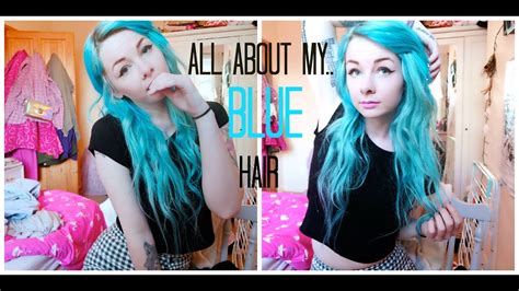 All About My Blue Hair Youtube