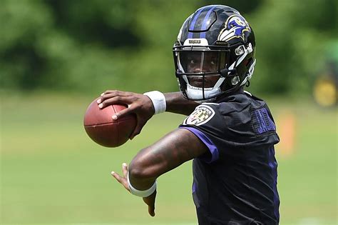 Baltimore Ravens Lamar Jackson Returns To Practice Field