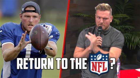 Pat mcafee was a punter in the nfl which is seen by a lot of people as a non football player. Would Pat McAfee Play In The NFL Again? - YouTube