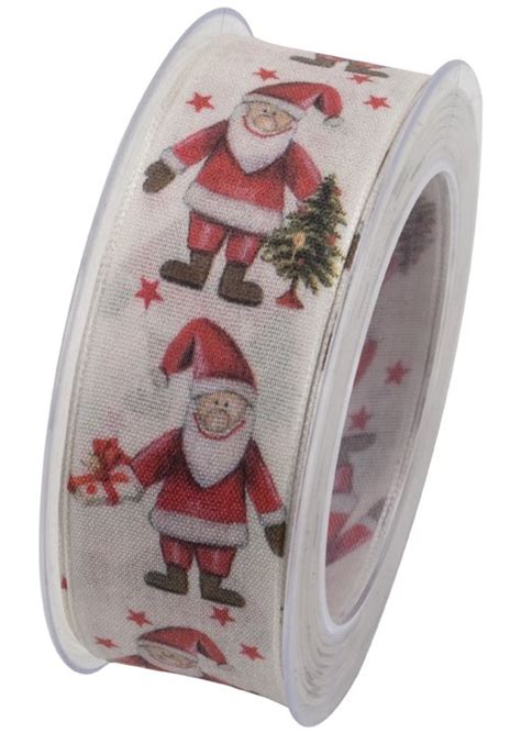 Band Father Christmas 40mm Weiss · 101a4001