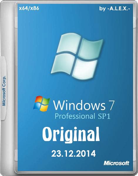Windows 7 Professional Sp1 Original By Alex 23122014 X86x64