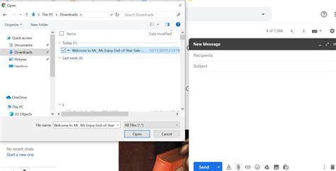 Check spelling or type a new query. Sent email as an attachment in Gmail .eml format now ...