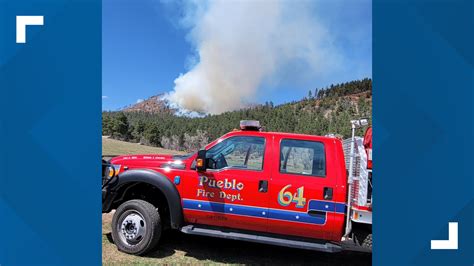 Wildfire Burns Southwest Of Pueblo