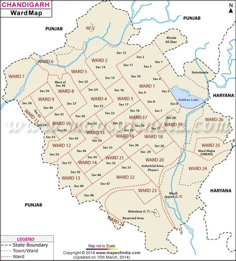 Chandigarh Ward Map