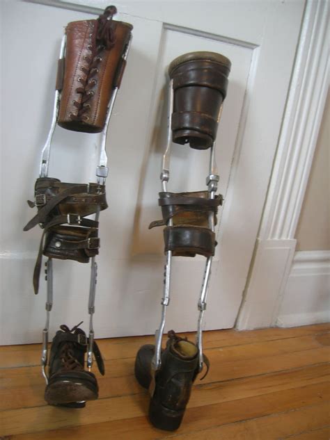 Vintage Leg Braces Polio Medical Device
